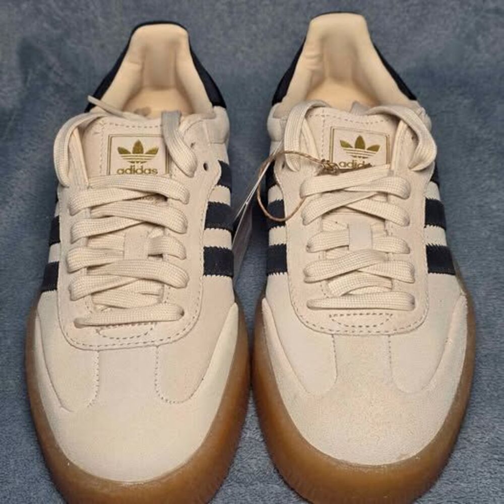 Adidas Sambae W Sneakers Womens Size US 6 Cream Black Gum - Picture 5 of 8